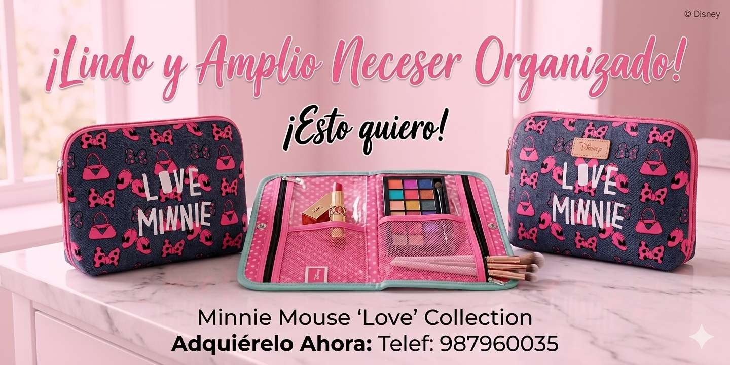 Lindo Neceser de Minnie, Estoquiero! - Imagen 2